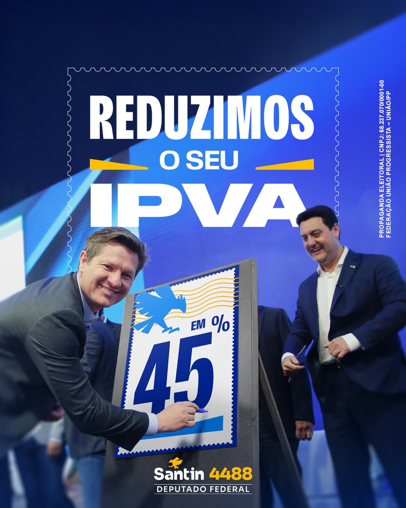 Santin Roveda: Reduzimos o seu IPVA
